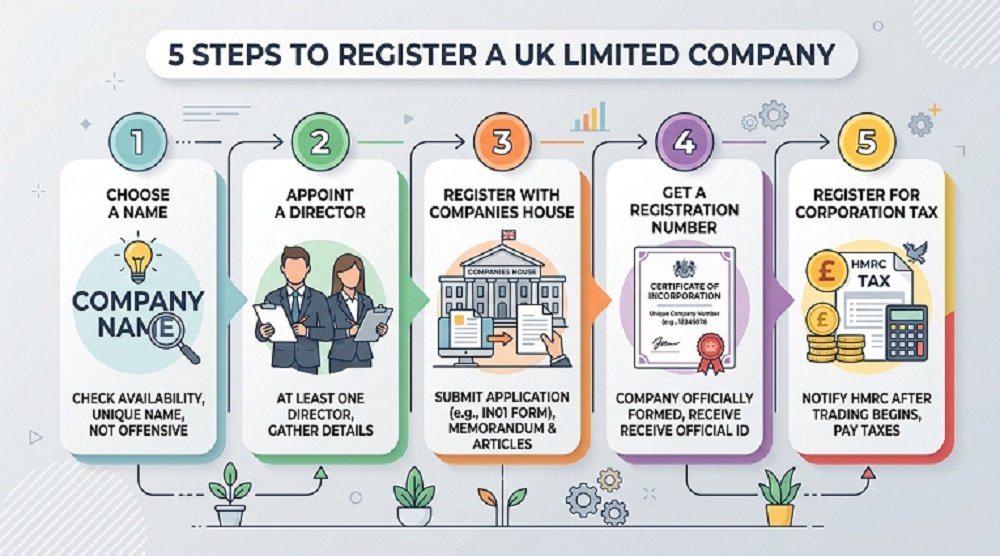  UK Company Registration Steps