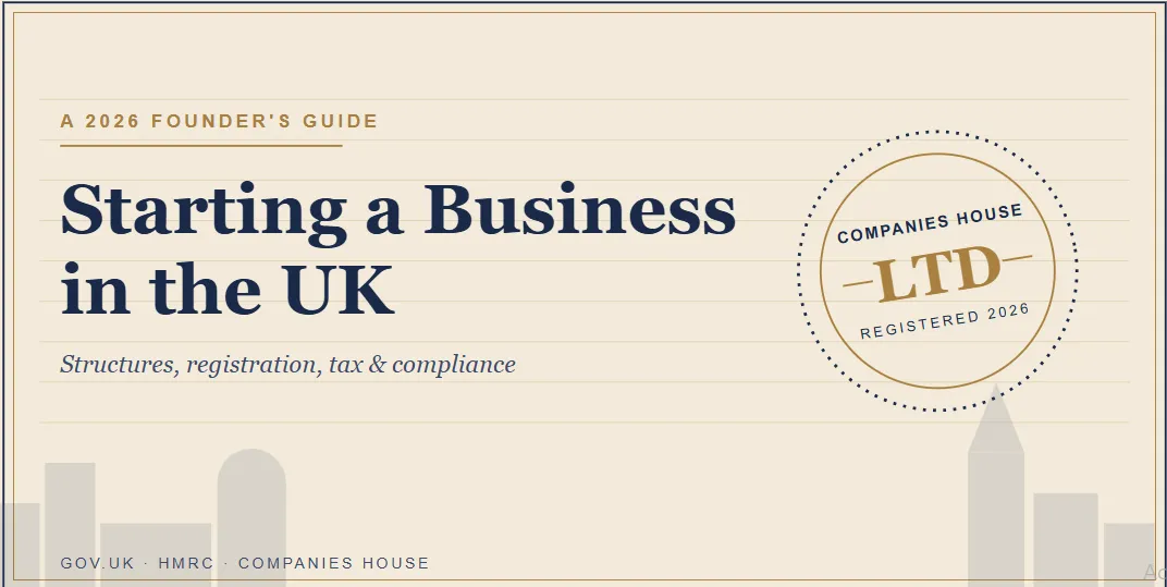 Starting a Business in the UK: 2026 Step-by-Step Guide