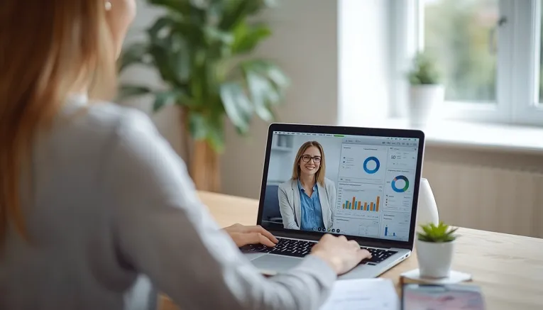 Business owner meeting with an outsourced bookkeeper